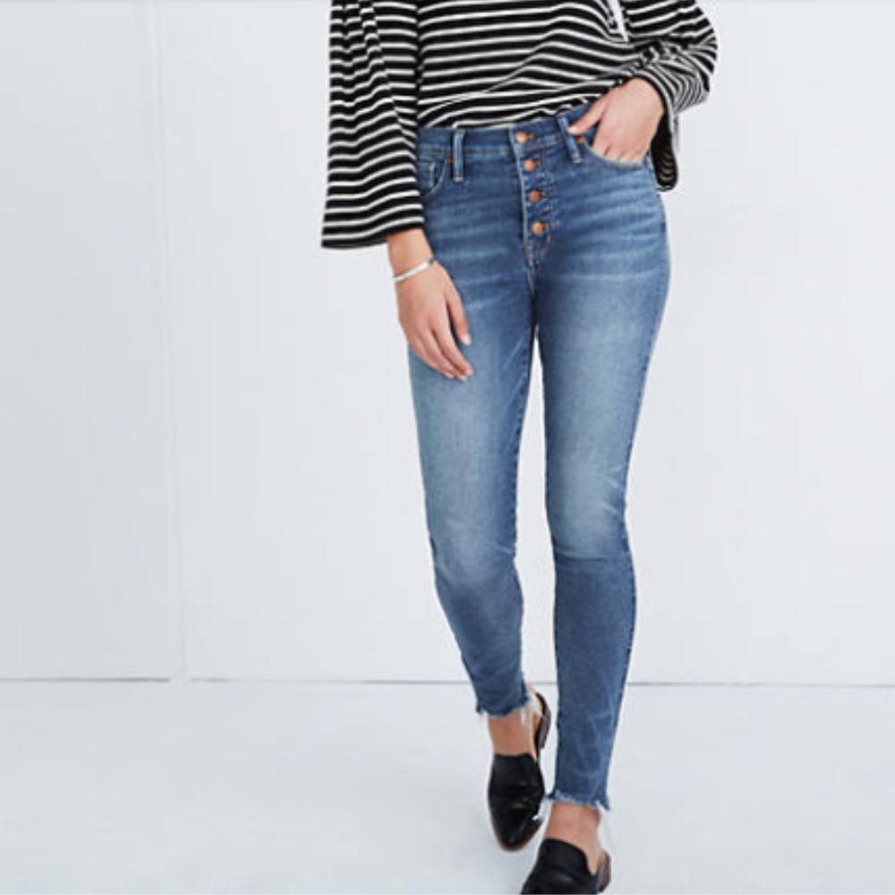 Madewell 10" High Rise Skinny Jeans